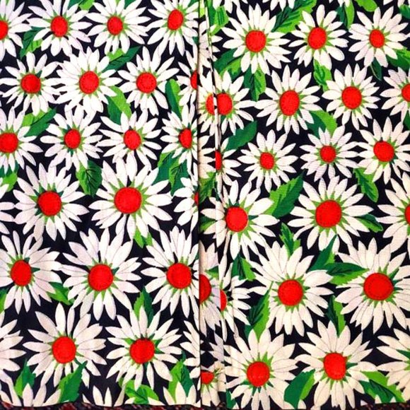 Vintage 70s Daisy Maxi Prairie Peasant Dress - Picture 5 of 6